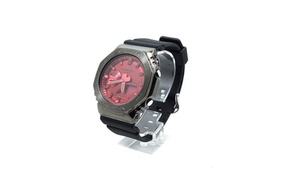 【台中青蘋果】Casio G-Shock GM-2100B-4A 時尚經典八角型金屬錶殼雙顯錶 #68710