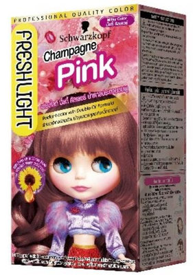 FRESHLIGHT 富麗絲染髮系列 - 莓果粉金/高冷酷黑 小布娃娃染髮霜 染髮劑 染頭髮