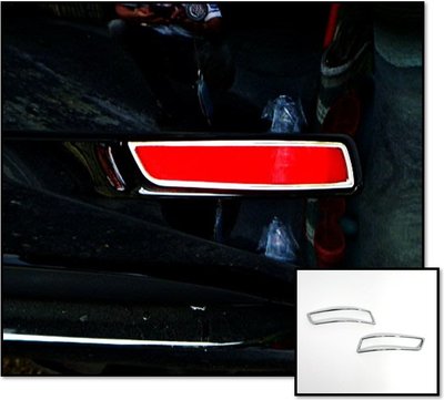 圓夢工廠 Lexus ES200 ES250 ES300h ES350 2012~2015 後保桿鍍鉻反光片框 後霧燈框