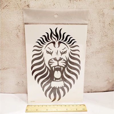【萌古屋】獅子手臂大圖 - 男女防水紋身貼紙刺青貼紙WS-B630 K29
