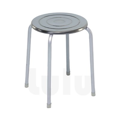【Lulu】 響凳 白鐵銀 345-10 ┃ 板凳 圓凳 鐵凳 矮凳 鐵椅 圓椅 餐椅 辦桌椅 休閒椅 椅子 小椅 響凳