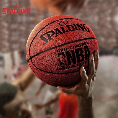 促銷打折 籃球斯伯丁籃球NBA官方正品比賽專用PU室內外耐磨手感之~