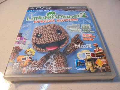 PS3 小小大星球2 LittleBigPlanet 2 中英合版 直購價600元 桃園《蝦米小鋪》