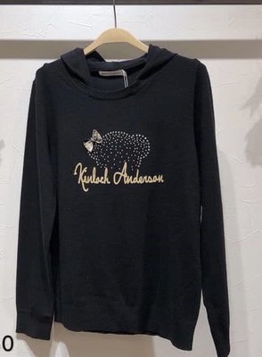 全新Kinloch Anderson金安德森 ka超夯斷貨款 經典黑熊鑽針織毛衣 36號 可以加499加購口罩