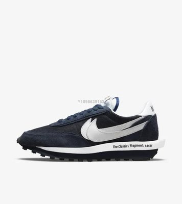 【代購】Sacai x Nike LVD Waffle Daybreak 深藍經典時尚休閒慢跑鞋DH2684-400男女鞋