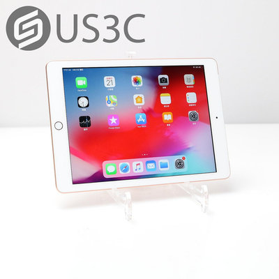 【US3C-桃園春日店】【一元起標】公司貨 Apple iPad 6 128G WiFi +Lte 金 9.7吋 A10晶片 800萬像素 指紋辨識 二手平板