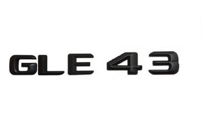 ~圓夢工廠~ 賓士 Benz 2015~2016 GLE C292 GLE43 改裝後車廂消光黑字貼 同原廠款式