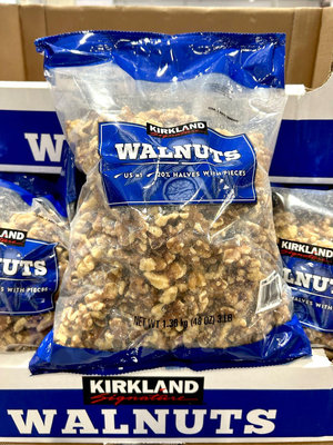 Costco好市多 Kirkland Signature 科克蘭 核桃 1.36公斤  shelled walnuts