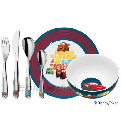 【易油網】【缺貨】WMF Disney 兒童餐具六件組 CARS 不鏽鋼餐具 嬰幼兒 #1282609974