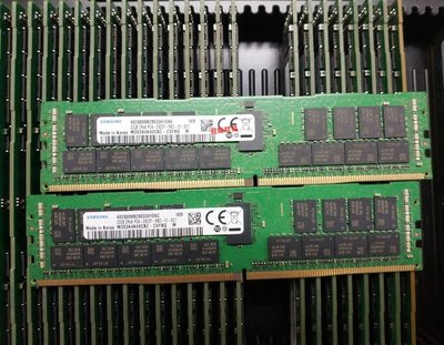 三星原廠32G 2Rx4 DDR4 2933Y REG ECC RECC RDIMM 伺服器記憶體條