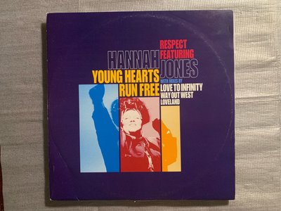 迪斯可女聲 - 漢納瓊斯 青春的心自由奔放12”二手混音單曲黑膠（英國） Hannah Jones – Young Hearts Run Free