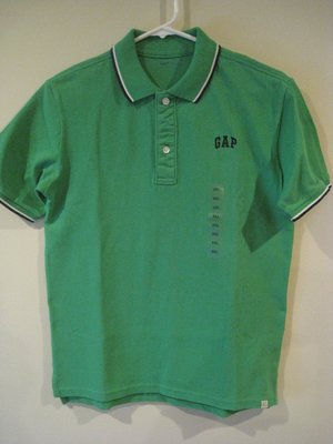 GapKids 男大童polo衫 尺寸XXL(14-16歲)(此項商品為加購價, 購買其他原價商品3件以上可加購此商品)