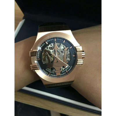 二手全新海外現貨高品質原廠瑪莎拉蒂男士款時尚手錶 男生運動手錶 男士商務手錶 MASERATI TIME#5025