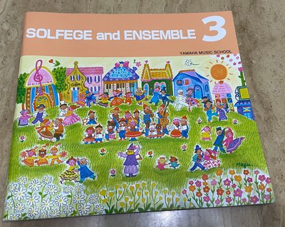YAMAHA鋼琴 音樂教室課本 SOLFEGE and ENSEMBLE 3+CD
