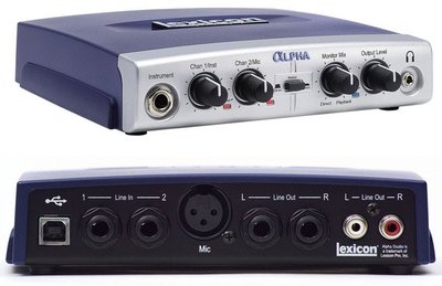 【PLAINNI現貨】 Lexicon Alpha USB Desktop Recording Studio 高級USB音效盒(錄音卡 外接音效卡 耳擴)