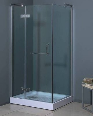 FUO 衛浴: 120X80公分 乾濕分離 透明強化玻璃 淋浴房 (1018)