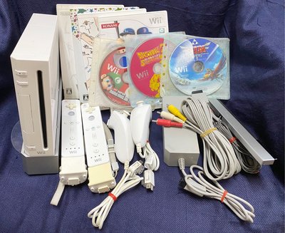 Nintendo Wii 主機(4.2J 無改機、日規機RVL-001)、原廠手把（動感強化 