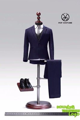 BOxx潮玩~POPTOYS X27 X28 EY04 1/6 高級定製版 男士西服套裝 衣架 木架單獨賣
