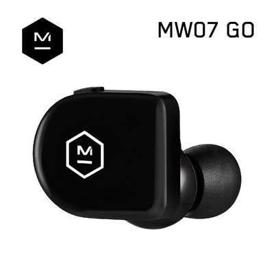 公司貨『 Master &amp; Dynamic MW07 GO 曜石黑 』真無線藍牙耳機/精品藍芽5.0+aptX/IPX6