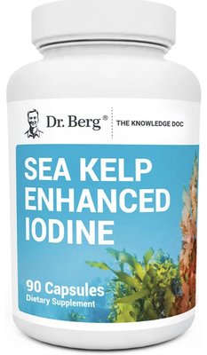 美國柏格博士Dr. Berg's Sea Kelp Enhanced免疫系統和新陳代謝支持 90 粒 有機海帶補充 委任代購專區