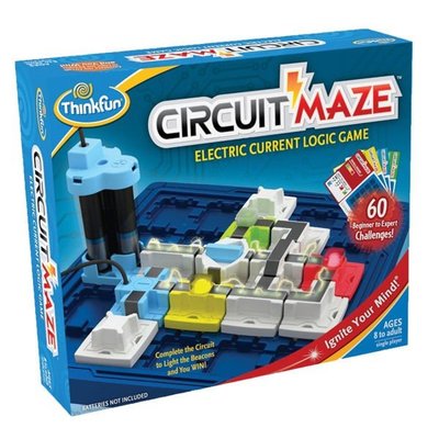 【美國 Thinkfun】迷你發電廠 Circuit Maze 桌上遊戲
