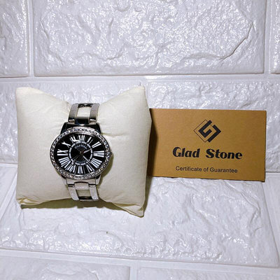 Glad Stone/922M 台灣製鑽飾橢圓造型錶帶鏤空羅設計感女錶