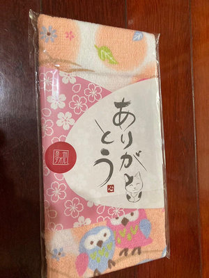 ~~凡爾賽生活精品~~全新日本進口可愛貓頭鷹造型純棉大毛巾~日本製