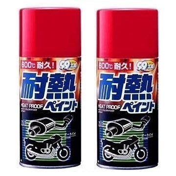 【shanda 上大莊】 SOFT 99 耐熱噴漆 (黑色/銀色/ 鈦金色) 進口  購2罐 優惠950元