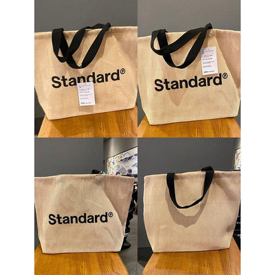 現貨 日本 Standard products 棉麻混紡 托特包 手提袋 環保袋 購物袋 摺疊袋 tote bag