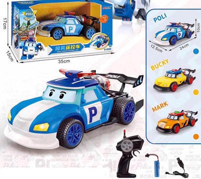 正版 POLI 波力 波利 噴霧遙控車 遙控玩具 遙控車 聲光玩具車 遙控噴霧車 兒童玩具