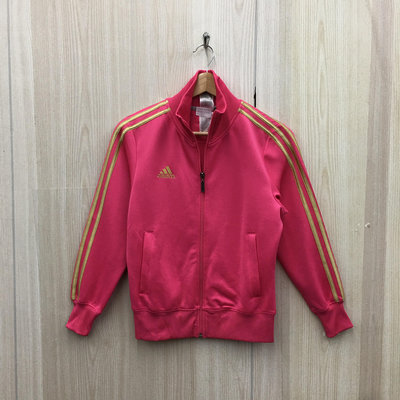 【愛莎＆嵐】Adidas 女 粉色運動外套 /S 11301 31