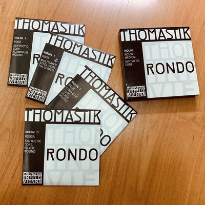 [台灣博聲提琴]新貨上架~~THOMASTIK Rondo-RO100小提琴套弦