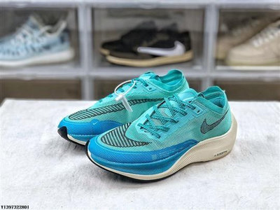 【Runner潮鞋鋪】NIKE ZoomX Vaporfly Next%2 藍綠白 馬拉松 半透明 CU4111-300男女鞋