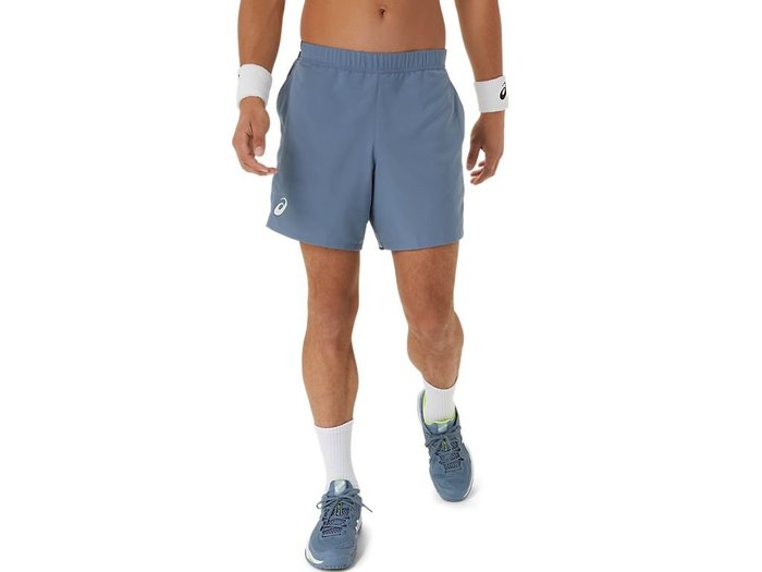 【曼森體育】ASICS 亞瑟士 男 平織短褲 網球 運動 休閒 輕量 透氣 無內裡 雙側口袋