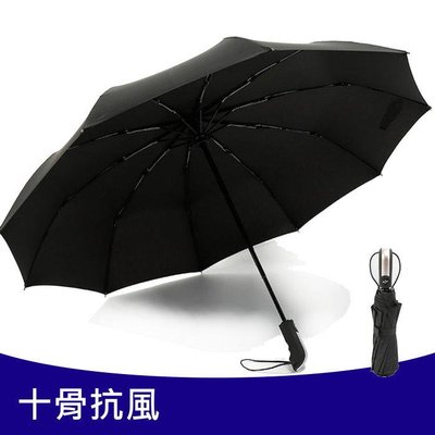 十骨抗強風自摺疊傘 自動傘 自動折疊傘 自動伸縮傘 自動開收 大傘面折傘 雨傘【DM383】