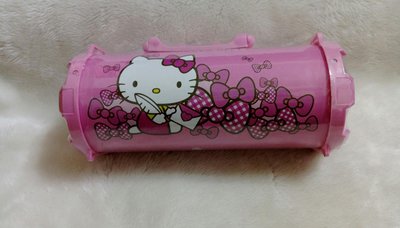 Hello Kitty粉紅色圓柱型藍牙喇叭