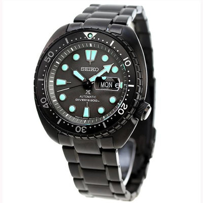 預購 SEIKO SBDY127 精工錶 藍寶石鏡面 機械錶 日本製 44mm 黑色面盤 黑色不銹鋼錶帶