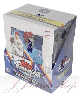 MLB 2022 Topps Finest 最佳系列 棒球卡 卡盒 ( 一大盒 = 兩小盒 = 2張簽名卡 )