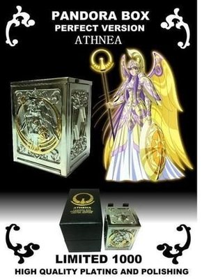 金錢貓雜貨 全新 聖鬥士星矢 聖衣神話 合金 Pandora box 聖衣箱 限定1000個 雅典娜