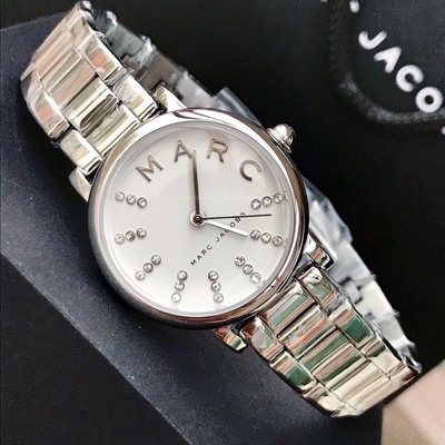 MARC BY MARC JACOBS Roxy 白色錶盤 銀色不鏽鋼錶帶 石英 女士手錶 MJ3568