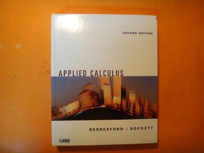 【愛悅二手書坊 11-32】Applied Calculus Second Edition
