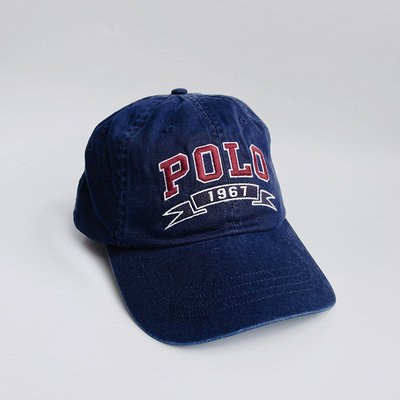 美國百分百【全新真品】Ralph Lauren 帽子 RL 棒球帽 Polo 小馬 男帽 配件 老帽 深藍 AT88