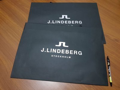 J. LINDEBERG 名牌精品 紙袋 購物袋 大款