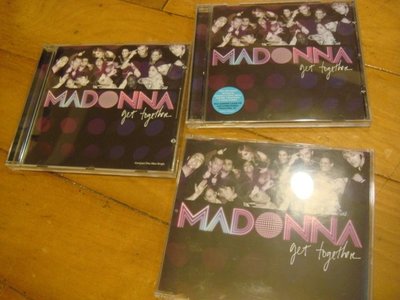Madonna 瑪丹娜=10=單曲remix=get together=英國cd1+cd2+美版=一起賣