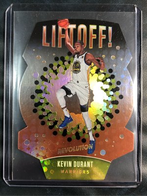 2017-18 Panini Revolution Kevin Durant Liftoff Die-Cut #7 Golden State Warriors