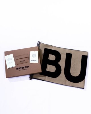 Burberry New Logo Scarf.圍巾