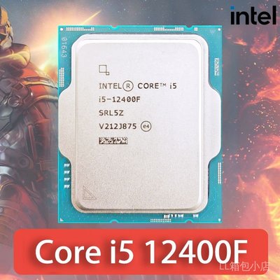 Intel/英特爾 全新12600KF12400F 12400 12600K散片盒裝CPU處理器