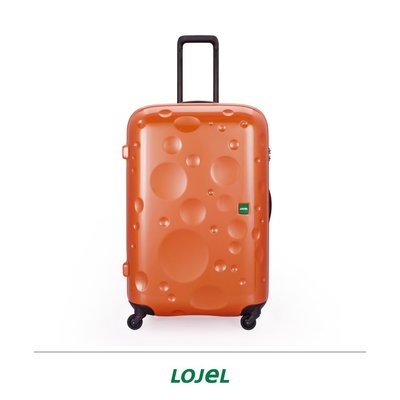 【趣買Cheaper】LOJEL C-F1552 LUNA輕量拉鍊旅行箱-30吋行李箱(橙色)