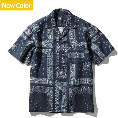 TSU日本代購 NR21931 THE NORTH FACE  短袖登山夏季襯衫（男裝）變形蟲
