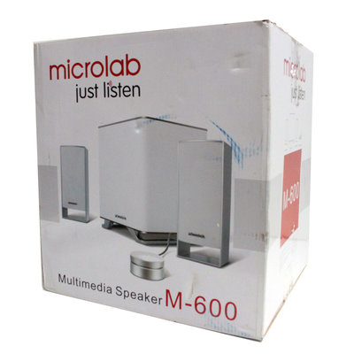 金卡價1088 二手 Microlab M-600 2.1聲道多媒體音箱系統 200600000424 再03
